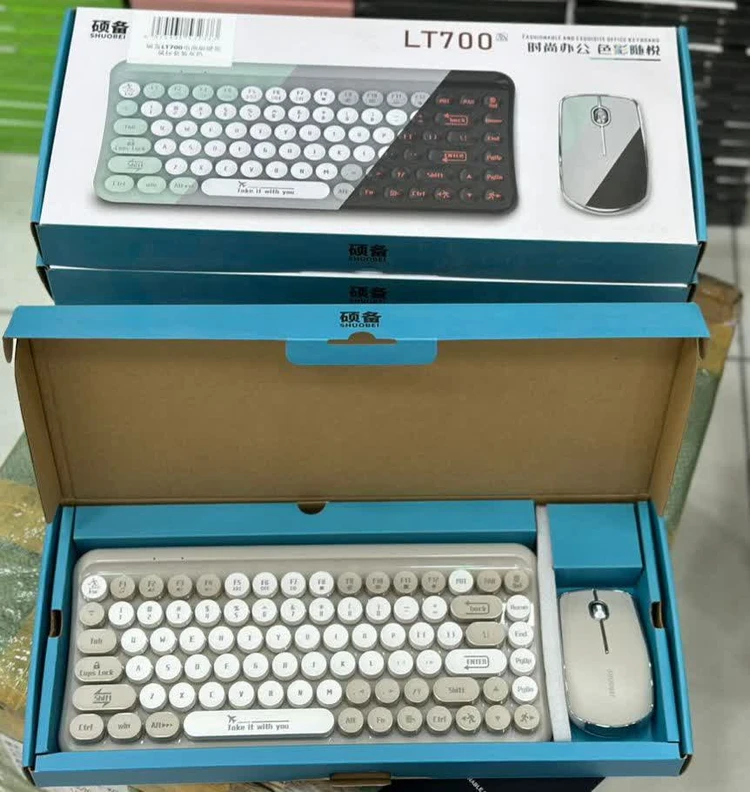 موس و کیبورد گیمینگ بی سیم مدل LT700