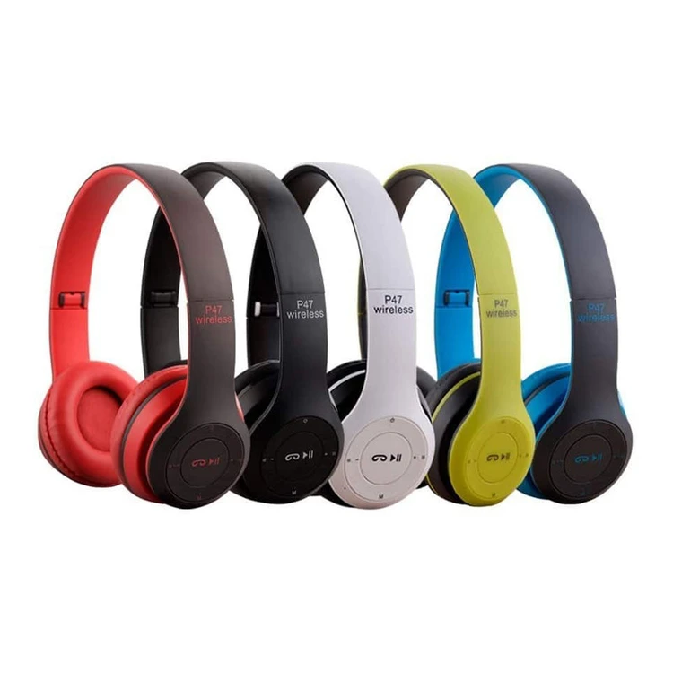 هدفون بلوتوثی باتری بزرگ مدل AUX Cable+P47 5.0+EDR